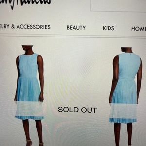 Badgley Mischka chiffon dress